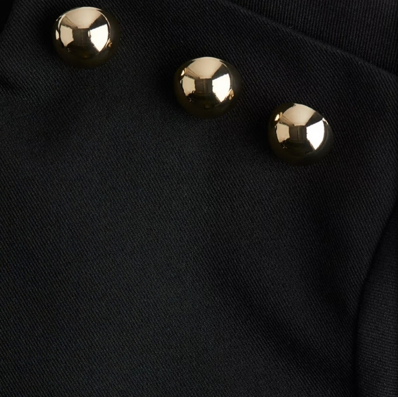 H&M A-Line Shift Black Shift Dress Size Medium - Picture 4 of 9